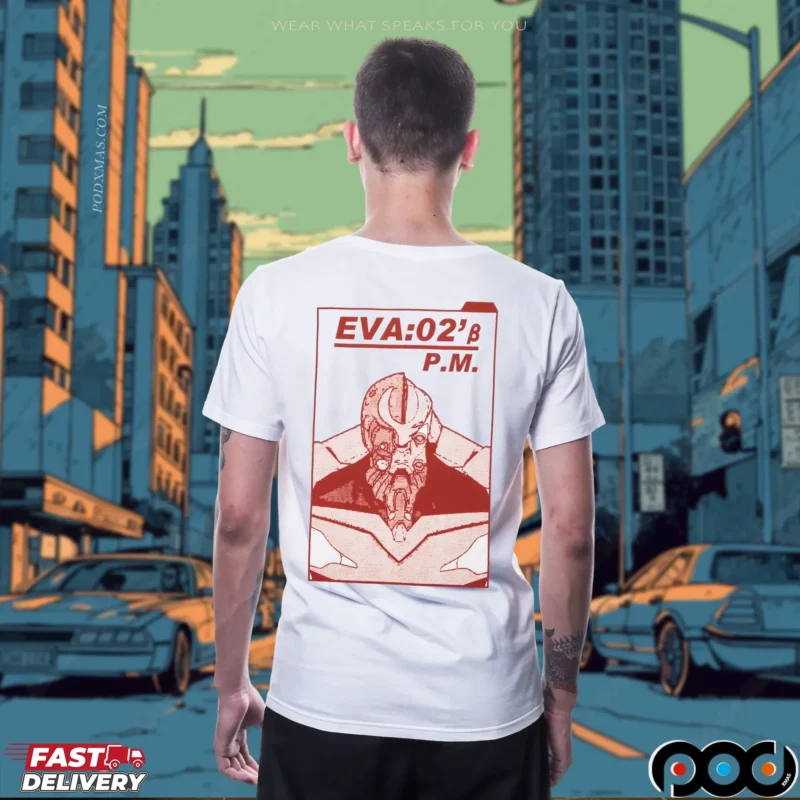 Neon Genesis Evangelion You Can Not Redo Eva 02 Beta T Shirt pod Neon Genesis Evangelion You Can Not Redo Eva 02 Beta T Shirt