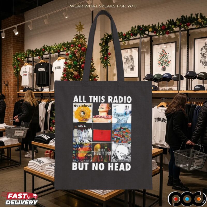 Radiohead All This Radio But No Head Collage T Shirt