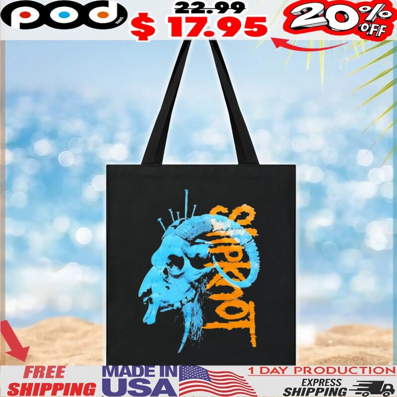 Slipknot Ram Skull Nails T Shirt