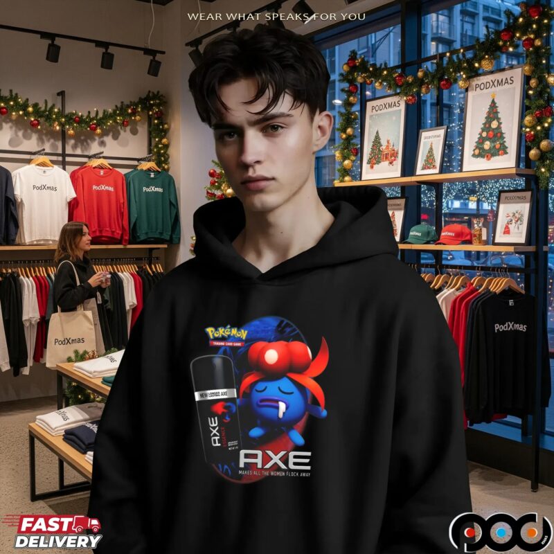 Gloom Pokémon Axe Body Spray Pokémon Trading Card Game Retro Mashup T Shirt