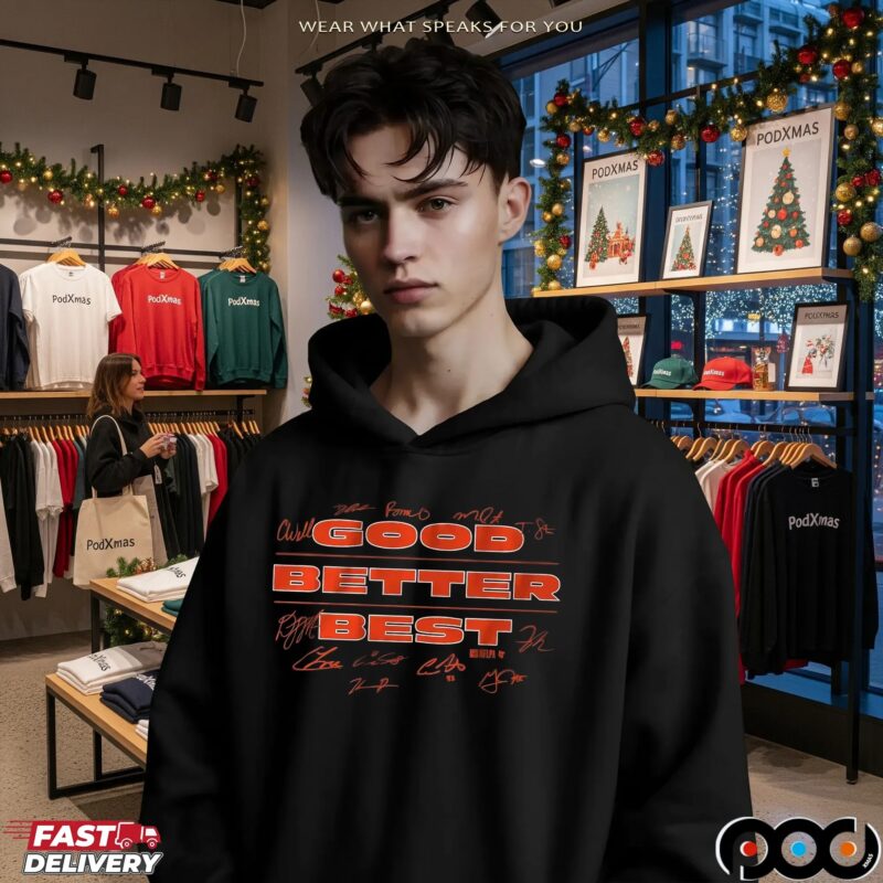 Chicago Bears Good Better Best NFL Football Signatures T Shirt