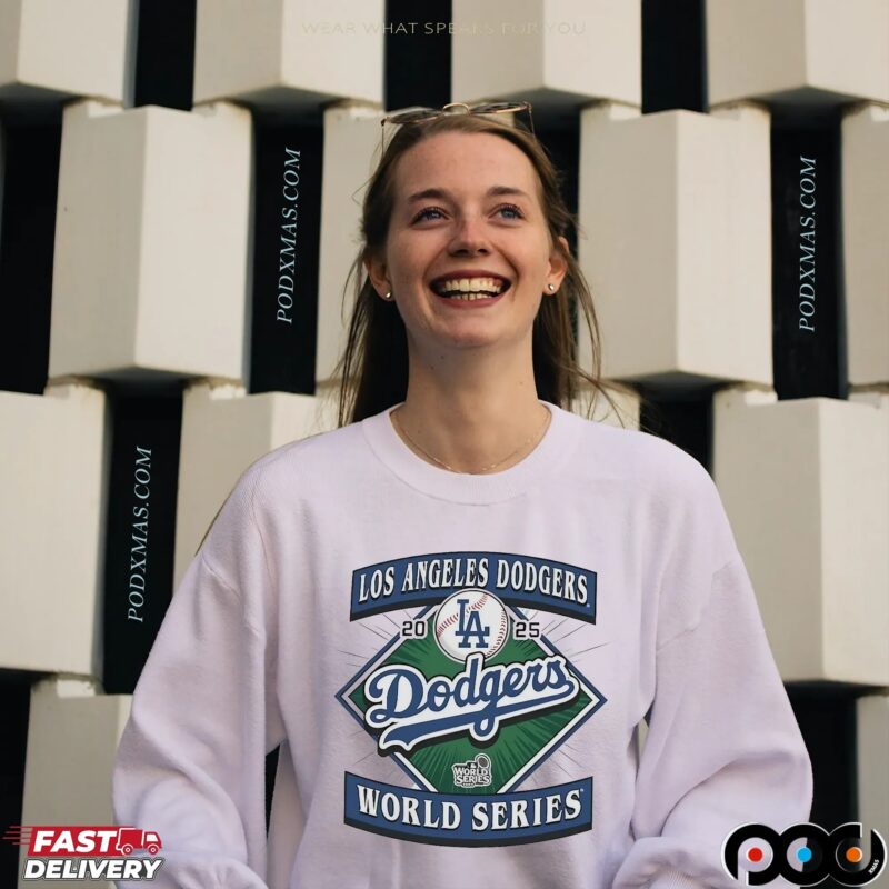 Los Angeles Dodgers 2025 World Series Champions Logo T Shirt Los Angeles Dodgers 2025 World Series Champions Logo T Shirt