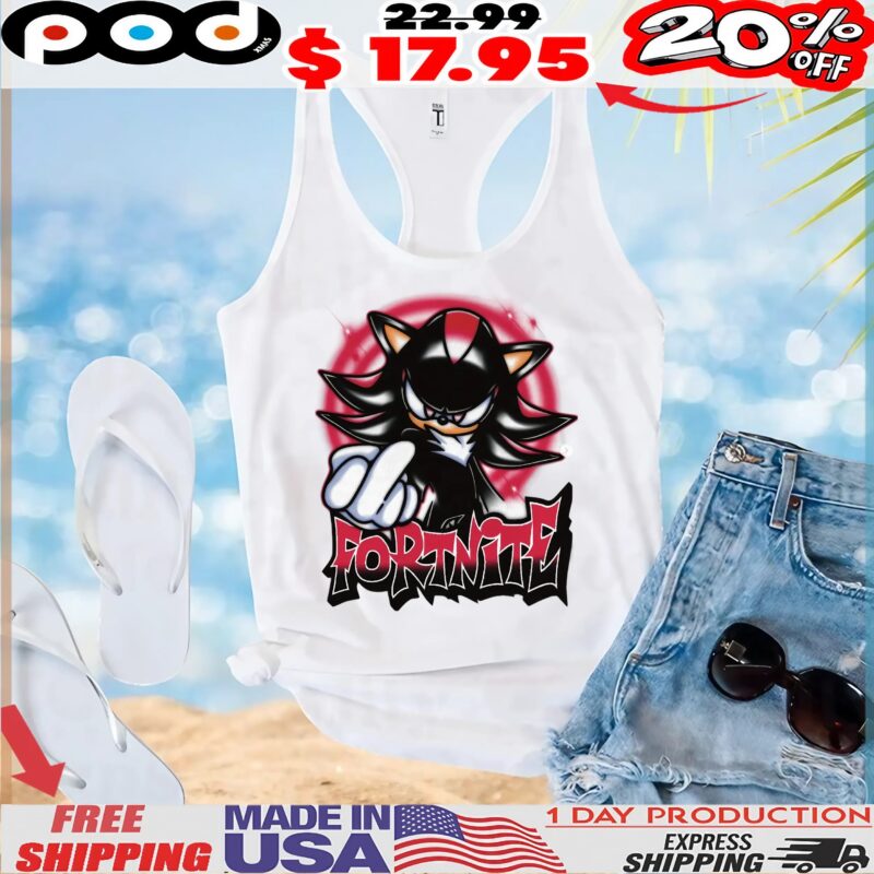 Shadow The Hedgehog Fortnite Middle Finger T Shirt