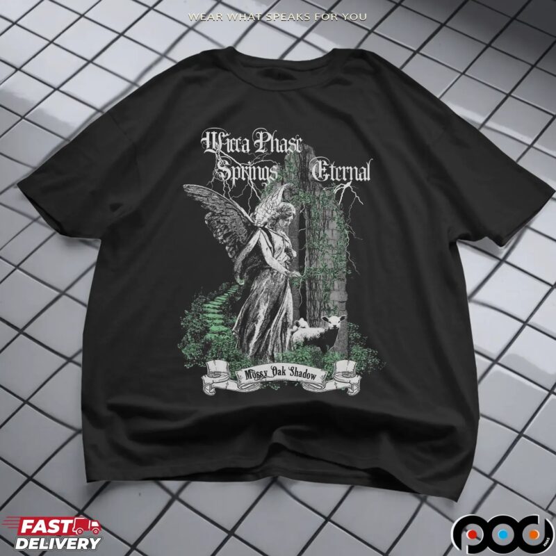 Wicca Phase Springs Eternal Mossy Oak Shadow Angel T Shirt