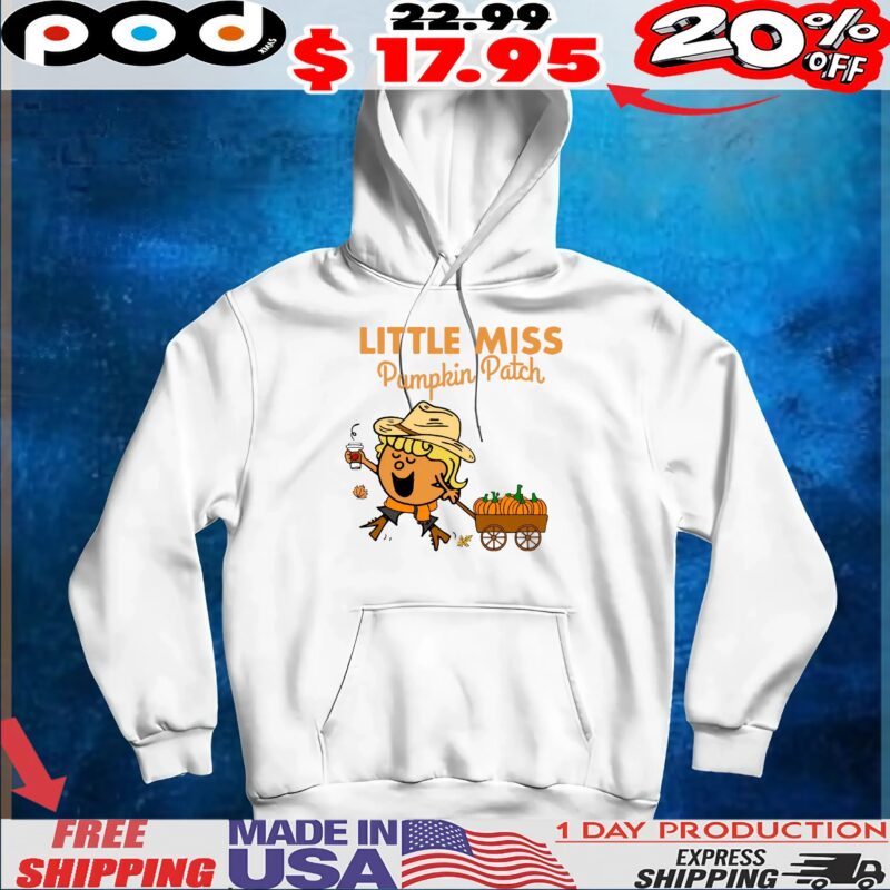The Little Miss Pumpkin Patch Halloween T Shirt
