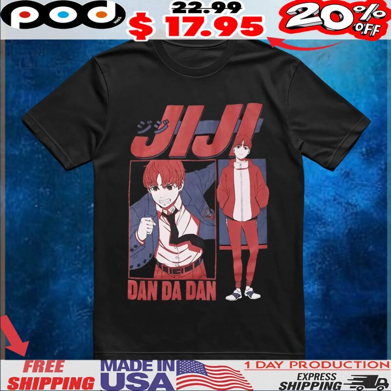 Dandadan Jiji DAN DA DAN Tonal Collage T Shirt