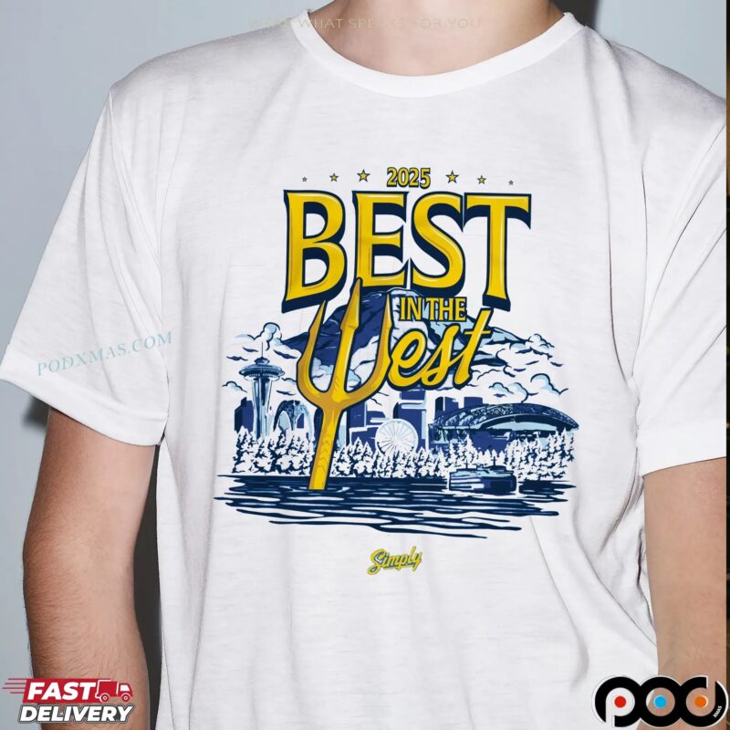 Seattle Baseball Best In The West 2025 T Shirt
