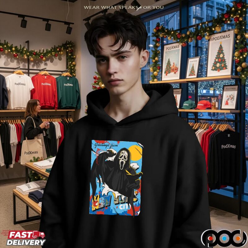 Ghostface Greetings From New York City Halloween T Shirt