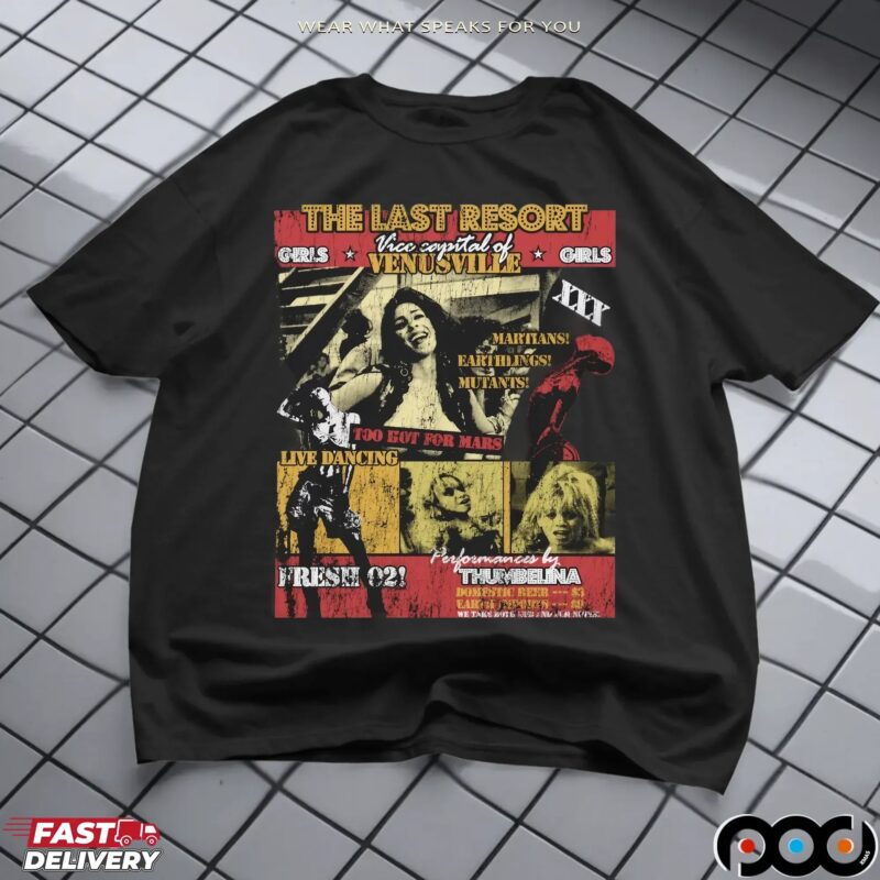 The Last Resort Vice Capital Of Venusville Retro T Shirt