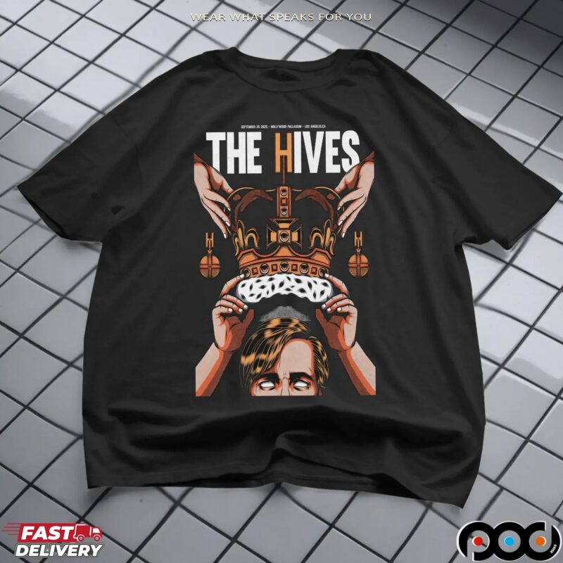 The Hives The Hollywood Palladium Hollywood California Sep 2025 Poster T Shirt