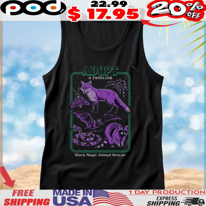 Adopt A Familiar Part 2 Black Magic Animal Rescue T Shirt