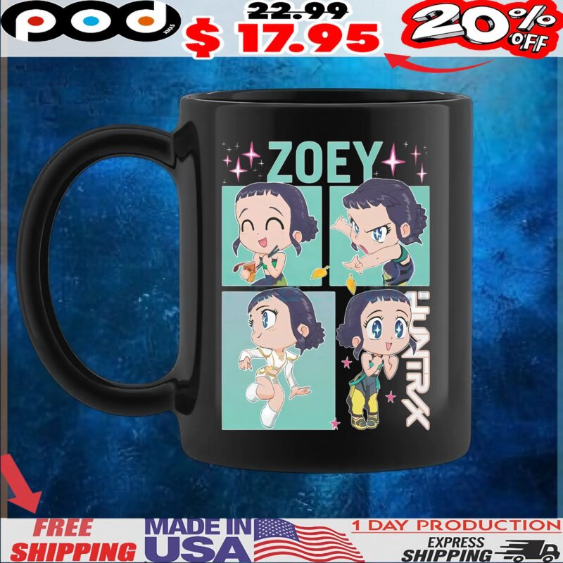 Kpop Demon Hunters Zoey Huntrix Chibi T Shirt Kpop Demon Hunters Zoey Huntrix Chibi T Shirt