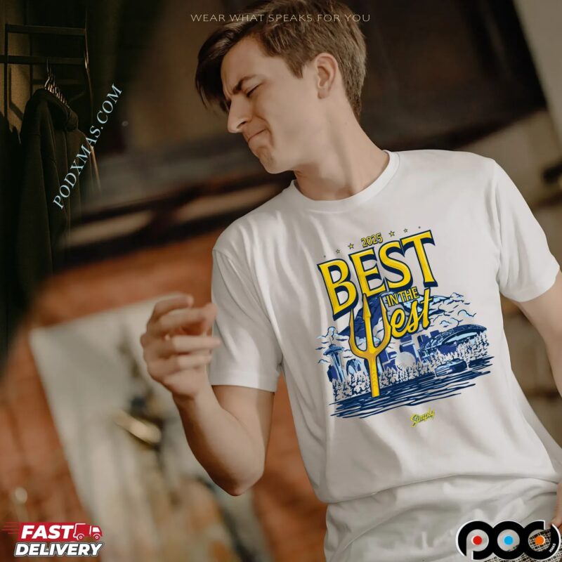 Seattle Baseball Best In The West 2025 T Shirt Seattle Baseball Best In The West 2025 T Shirt