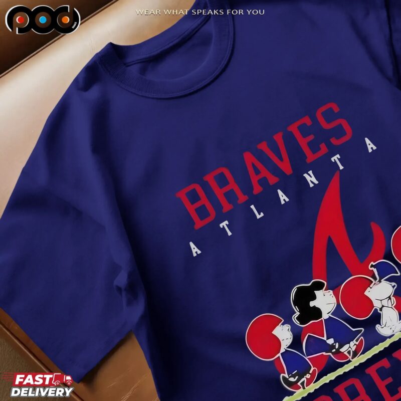 Peanuts Charlie Brown Snoopy Atlanta Braves Baseball Forever Not Just When We Win T Shirt