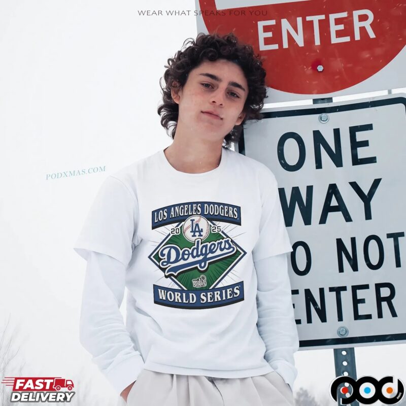 Los Angeles Dodgers 2025 World Series Champions Logo T Shirt Los Angeles Dodgers 2025 World Series Champions Logo T Shirt