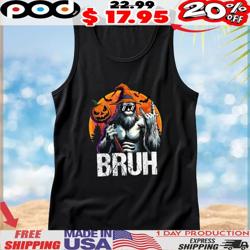 Bigfoot Bruh Halloween T Shirt Bigfoot Bruh Halloween T Shirt