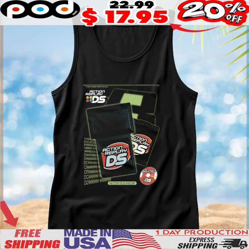 Action Replay Ds Insert Game Cart T Shirt