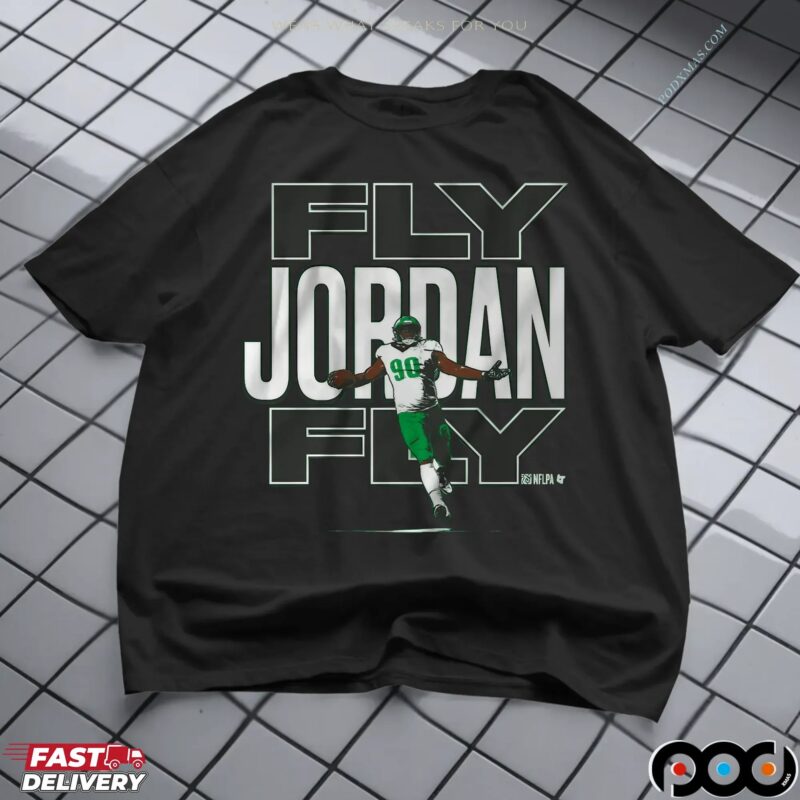 Jordan Davis Fly Jordan Fly Philadelphia Eagles Philly Graphic T Shirt