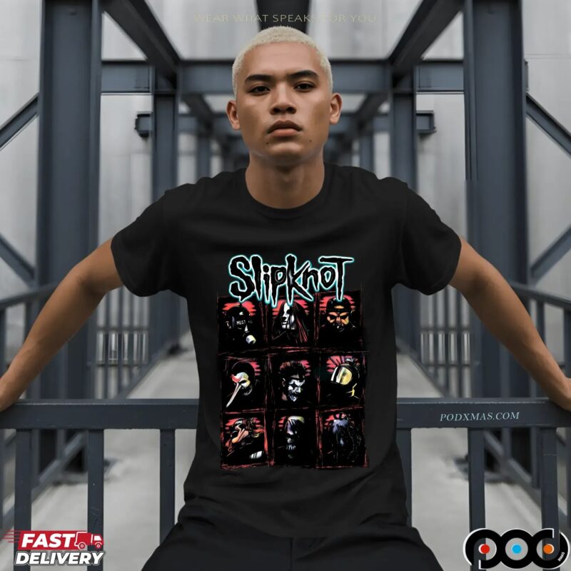 Music Slipknot Collage Vintage Halloween T Shirt