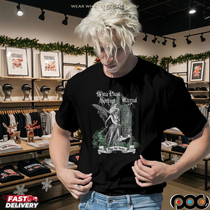 Wicca Phase Springs Eternal Mossy Oak Shadow Angel T Shirt