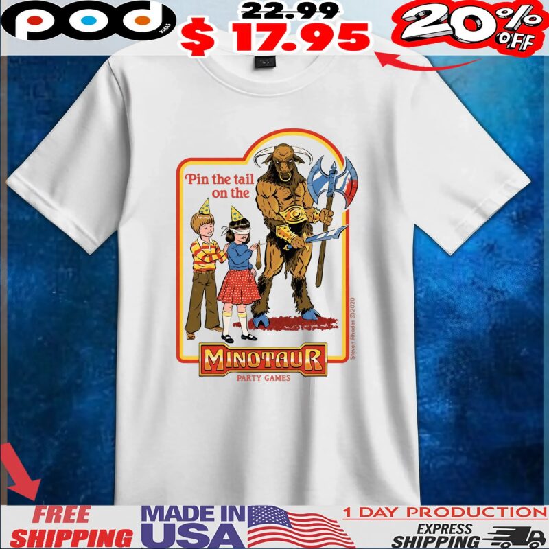 Pin the Tail on the Minotaur Party Games T Shirt