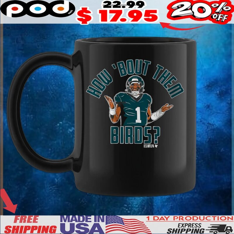 Jalen Hurts Philadelphia Eagles How _Bout Them Birds Graphic T Shirt