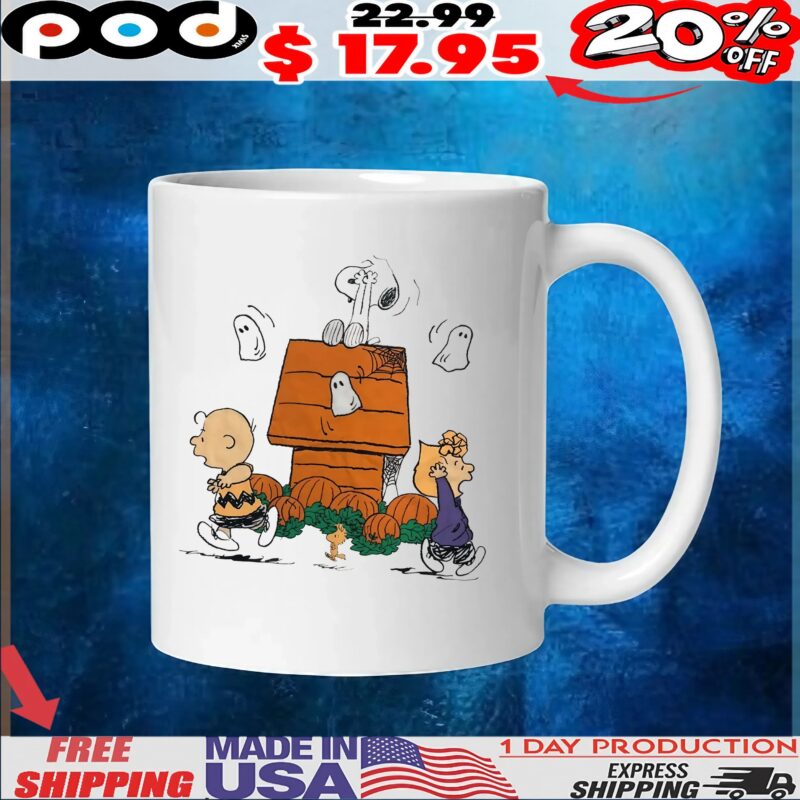 Snoopy Charlie Brown Peanuts Halloween T Shirt