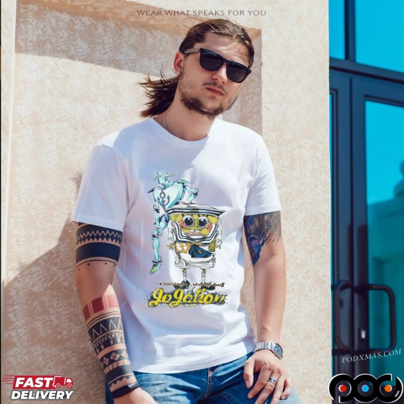 Spongebob Jojolion Jojo's Bizarre Adventure Part 8 T Shirt