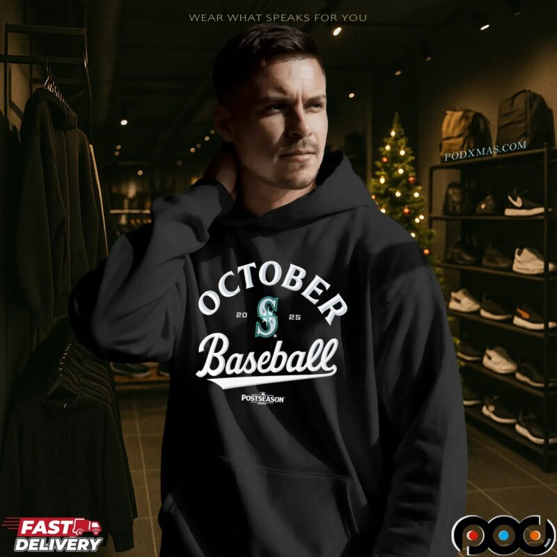 Seattle Mariners October Baseball 2025 MLB Postseason 2025 T Shirt