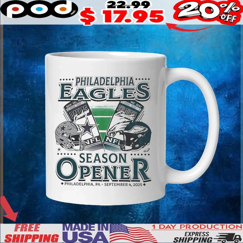 Philadelphia Eagles Vs Dallas Cowboys September 2025 Home Season Opener Helmet T Shirt