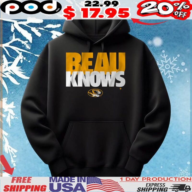 Missouri Football Beau Pribula Knows Graphic T Shirt Missouri Football Beau Pribula Knows Graphic T Shirt