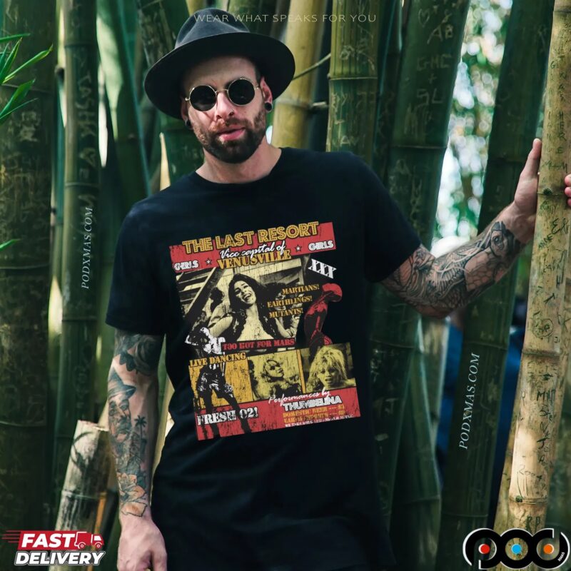The Last Resort Vice Capital Of Venusville Retro T Shirt