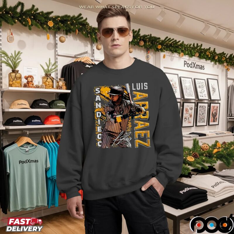 Luis Arraez San Diego Padres Baseball Gritty Signature T Shirt