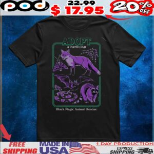 Adopt A Familiar Part 2 Black Magic Animal Rescue T Shirt