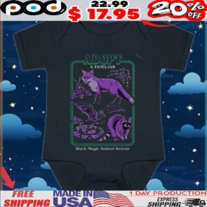 Adopt A Familiar Part 2 Black Magic Animal Rescue T Shirt