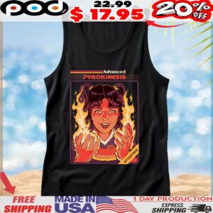 Advanced Pyrokinesis 2nd Edition Retro Vintage Psychic Fire Power T Shirt