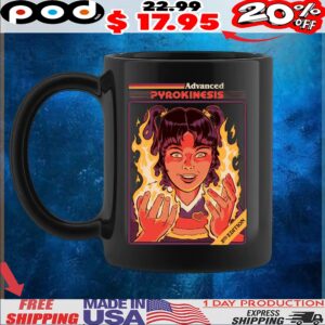 Advanced Pyrokinesis 2nd Edition Retro Vintage Psychic Fire Power T Shirt