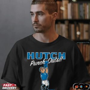 Aidan Hutchinson Punch-Outs 8-Bit Pixel T Shirt