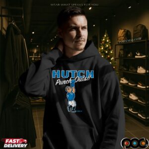 Aidan Hutchinson Punch-Outs 8-Bit Pixel T Shirt