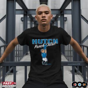 Aidan Hutchinson Punch-Outs 8-Bit Pixel T Shirt