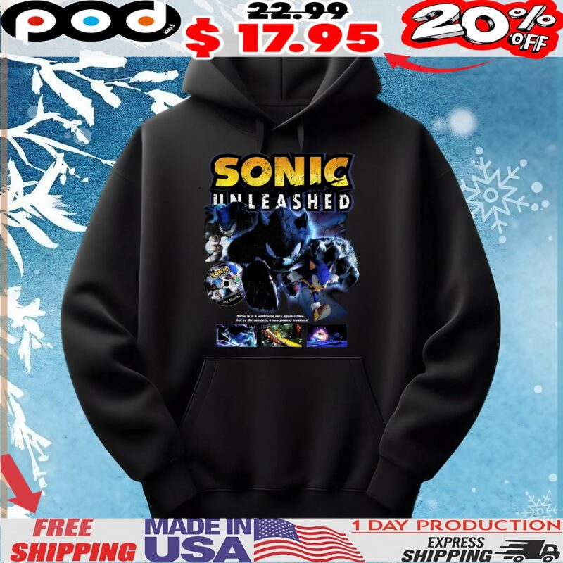 Sonic Unleashed Sonic Is A Worldwide Race Against Time But As The Sun Sets, A New Journey Awakens T Shirt Sonic Unleashed Sonic Is A Worldwide Race Against Time But As The Sun Sets, A New Journey Awakens T Shirt