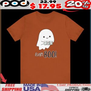 Bam Boo Ghost Halloween Mahjong Cute T Shirt
