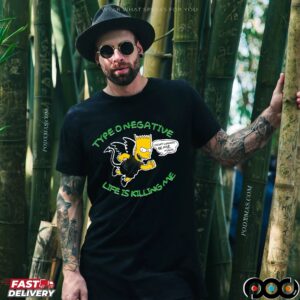 Bart Simpson Typeonegative Life Is Killing Me Music Cartoon Mashup T Shirt