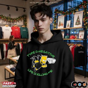 Bart Simpson Typeonegative Life Is Killing Me Music Cartoon Mashup T Shirt