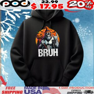 Bigfoot Bruh Halloween T Shirt