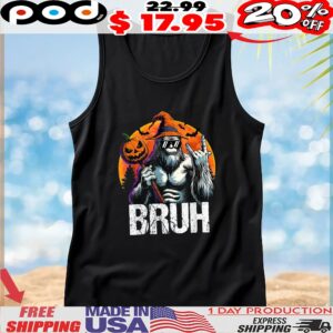 Bigfoot Bruh Halloween T Shirt