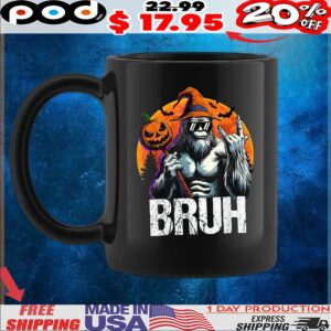 Bigfoot Bruh Halloween T Shirt
