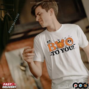 Boo To You Mickey Ghost Halloween Party T Shirt