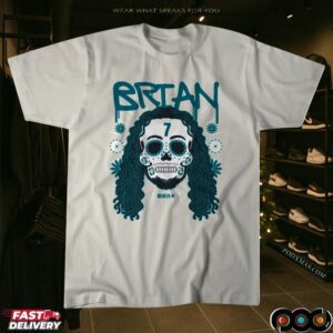 Brian Thomas Jr Jacksonville Jaguars Sugar Skull Remix Football Halloween T Shirt