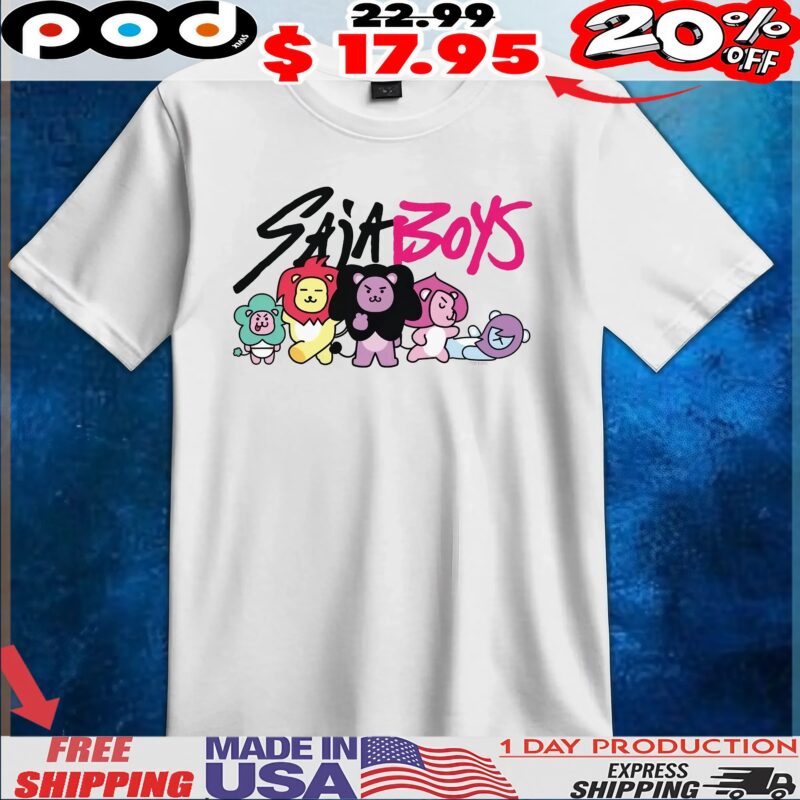 Saja Boys Lion Mascots KPop Demon Hunters T Shirt